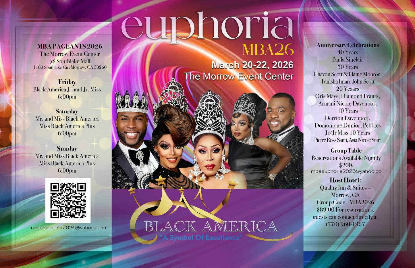 PRE-ORDER Miss Black America 2026 Full court DVD set
